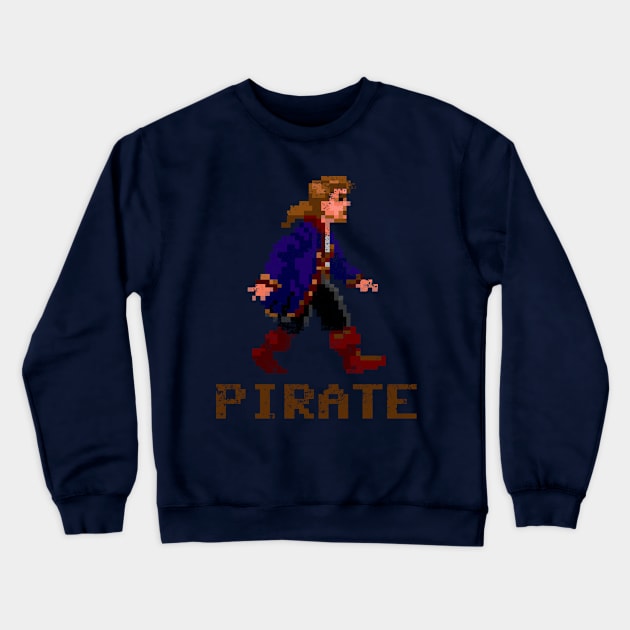 PIRATE Crewneck Sweatshirt by Nerd_art